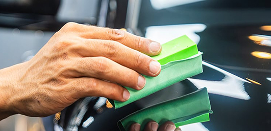 Detailing a car